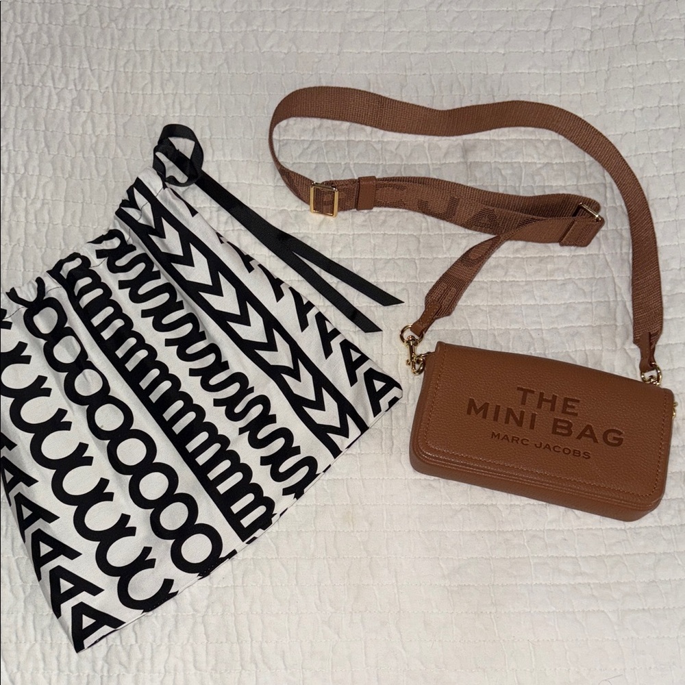 Marc Jacobs Tan Mini Bag with Strap